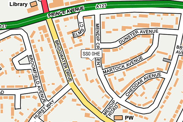 SS0 0HE map - OS OpenMap – Local (Ordnance Survey)