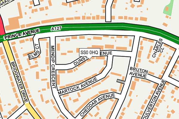 SS0 0HQ map - OS OpenMap – Local (Ordnance Survey)