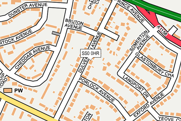SS0 0HR map - OS OpenMap – Local (Ordnance Survey)