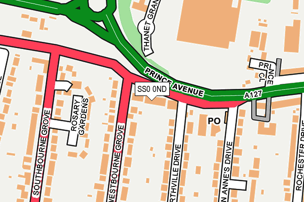 SS0 0ND map - OS OpenMap – Local (Ordnance Survey)