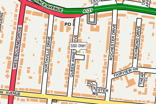 SS0 0NH map - OS OpenMap – Local (Ordnance Survey)