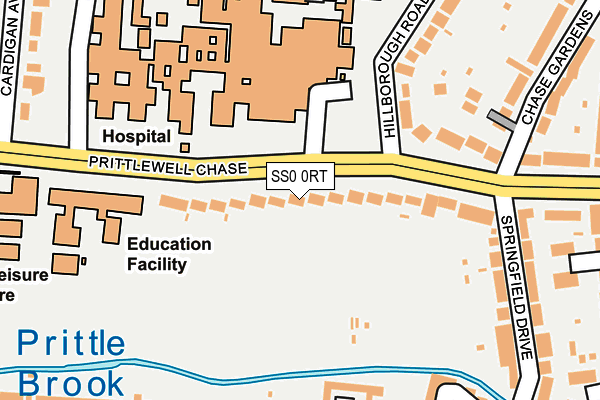 SS0 0RT map - OS OpenMap – Local (Ordnance Survey)
