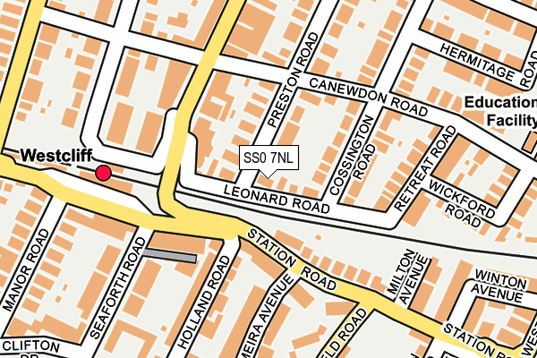 SS0 7NL map - OS OpenMap – Local (Ordnance Survey)