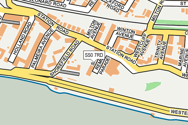 SS0 7RD map - OS OpenMap – Local (Ordnance Survey)