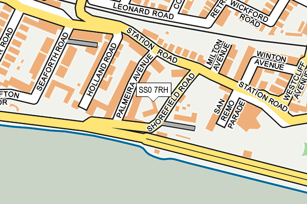 SS0 7RH map - OS OpenMap – Local (Ordnance Survey)