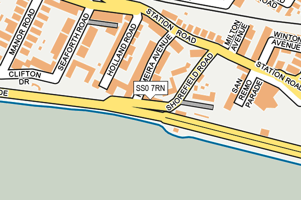 SS0 7RN map - OS OpenMap – Local (Ordnance Survey)