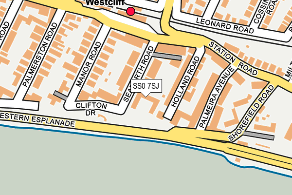 SS0 7SJ map - OS OpenMap – Local (Ordnance Survey)