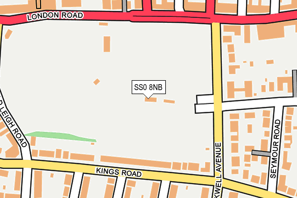 SS0 8NB map - OS OpenMap – Local (Ordnance Survey)