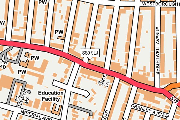 Map of BUSINESS PROTECTED LIMITED at local scale