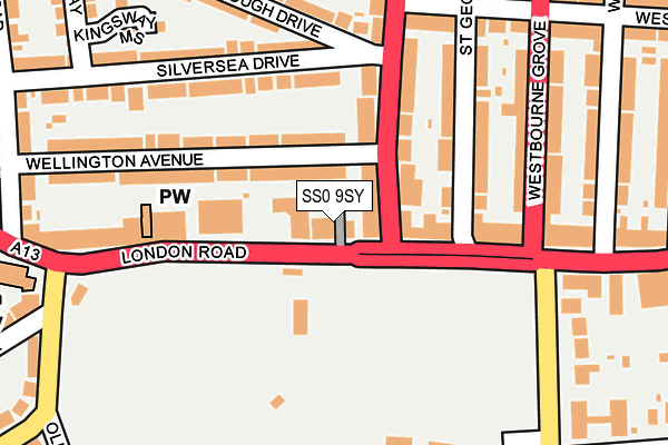 Map of LARCHWOOD COURT FREEHOLD LIMITED at local scale