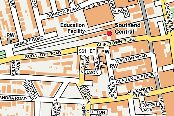 Map of TOLHURST LIMITED at local scale
