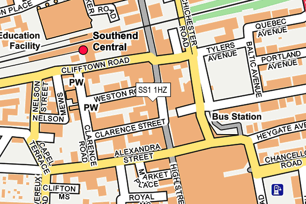 Map of SQUARE EYECARE LIMITED at local scale