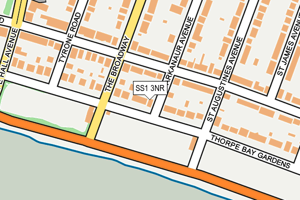 SS1 3NR map - OS OpenMap – Local (Ordnance Survey)