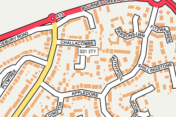 Map of MARSHALL MARKETING LIMITED at local scale