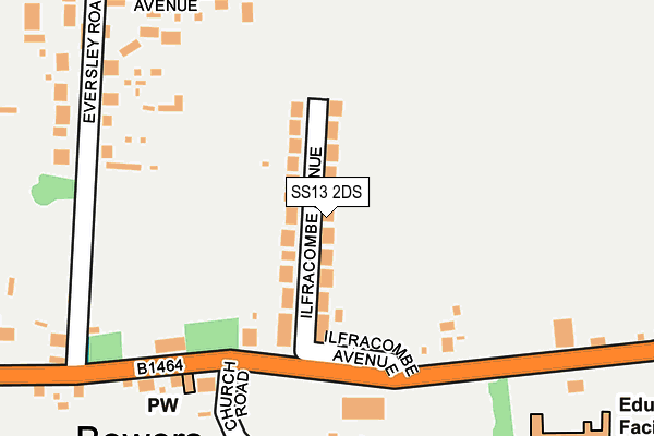 Map of EVRICA LTD at local scale