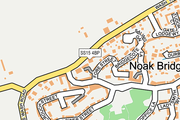 SS15 4BP map - OS OpenMap – Local (Ordnance Survey)