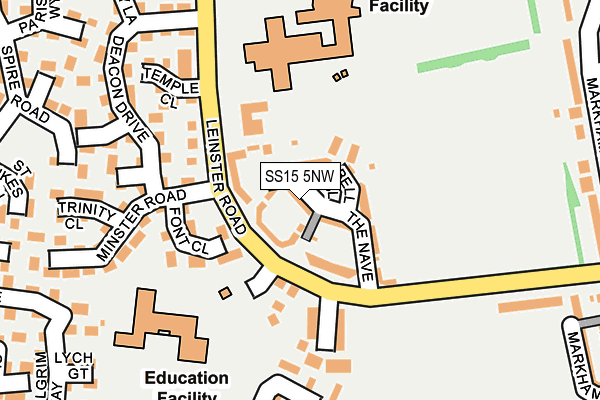 Map of VASCHI CONSTRUCTION LTD at local scale