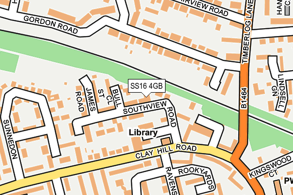 SS16 4GB map - OS OpenMap – Local (Ordnance Survey)