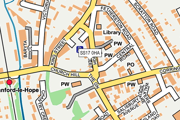 Map of REGENT BUSINESS SERVICES LTD at local scale
