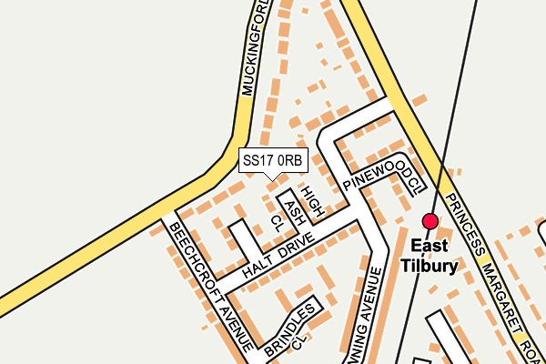 Map of GLAD ELECTRICAL LTD at local scale