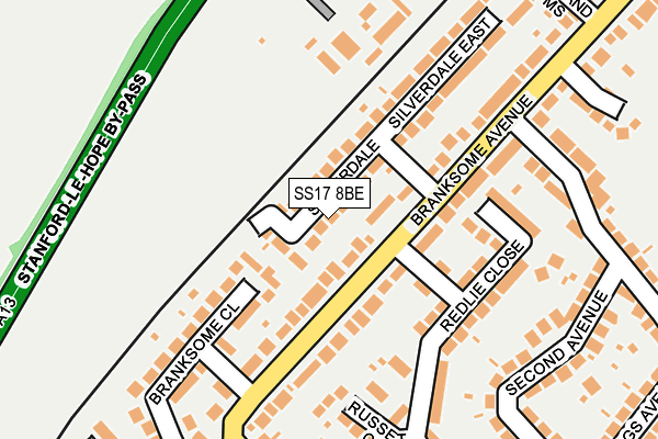 Map of HIRST CX LTD at local scale