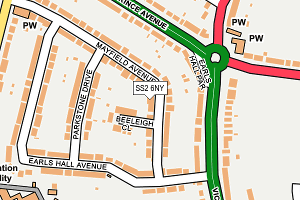 Map of INTERNODE LIMITED at local scale