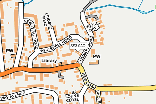 SS3 0AQ map - OS OpenMap – Local (Ordnance Survey)