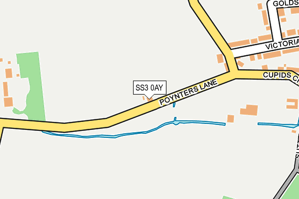 SS3 0AY map - OS OpenMap – Local (Ordnance Survey)