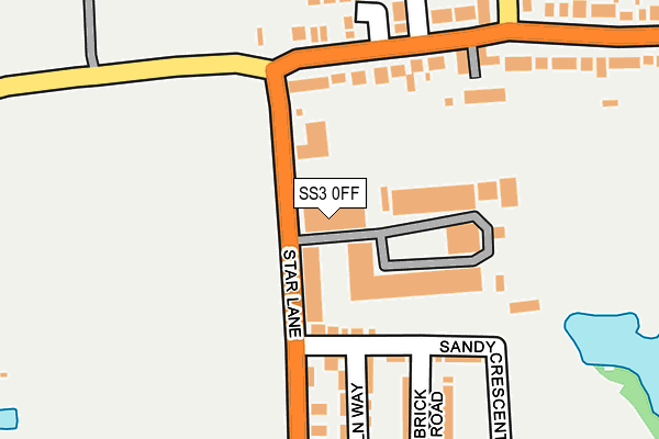 SS3 0FF map - OS OpenMap – Local (Ordnance Survey)