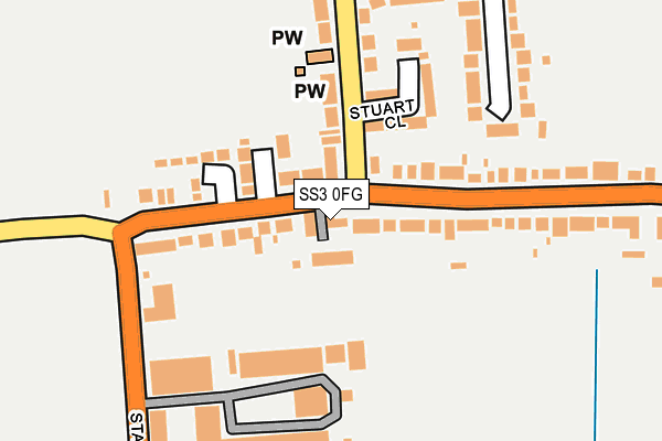 SS3 0FG map - OS OpenMap – Local (Ordnance Survey)