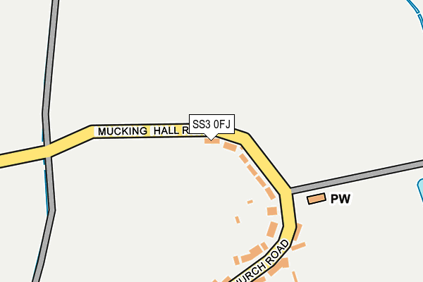 SS3 0FJ map - OS OpenMap – Local (Ordnance Survey)