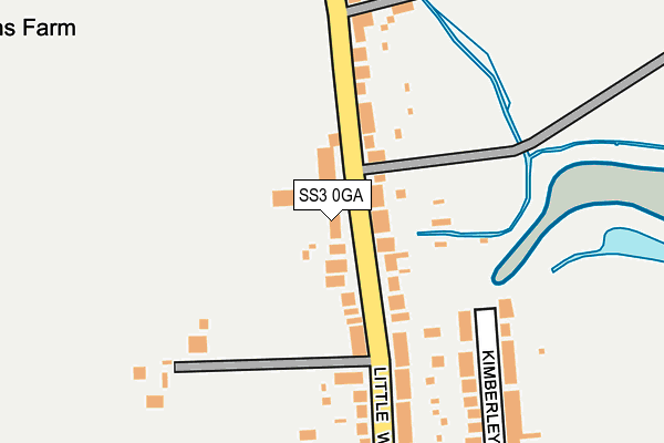 SS3 0GA map - OS OpenMap – Local (Ordnance Survey)