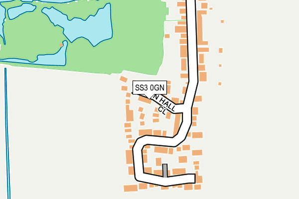 SS3 0GN map - OS OpenMap – Local (Ordnance Survey)