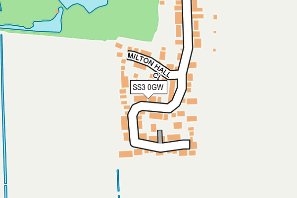 SS3 0GW map - OS OpenMap – Local (Ordnance Survey)