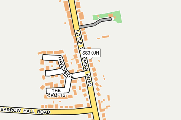 SS3 0JH map - OS OpenMap – Local (Ordnance Survey)