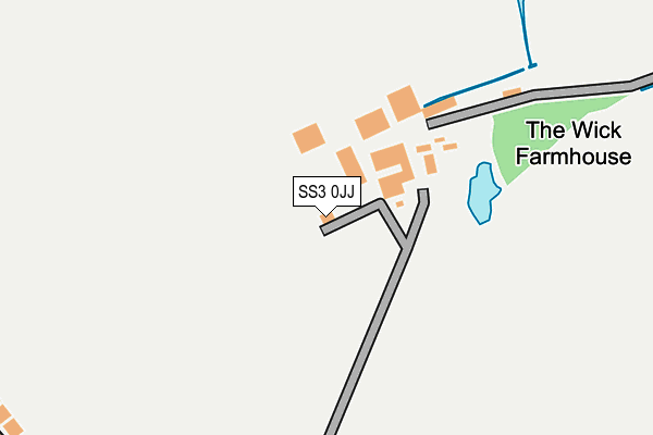 SS3 0JJ map - OS OpenMap – Local (Ordnance Survey)
