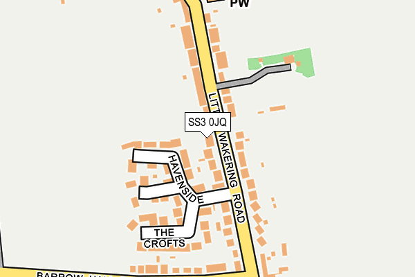 SS3 0JQ map - OS OpenMap – Local (Ordnance Survey)