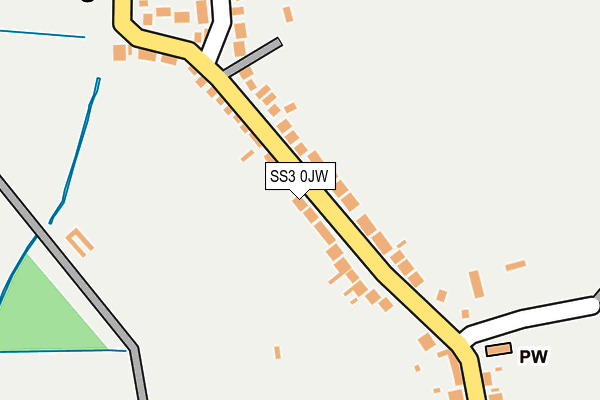 SS3 0JW map - OS OpenMap – Local (Ordnance Survey)