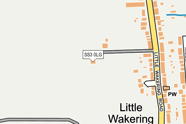 SS3 0LG map - OS OpenMap – Local (Ordnance Survey)