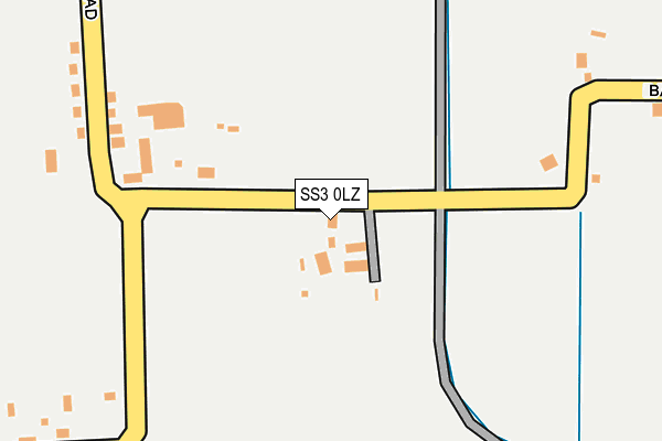 SS3 0LZ map - OS OpenMap – Local (Ordnance Survey)