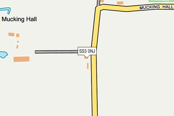 SS3 0NJ map - OS OpenMap – Local (Ordnance Survey)