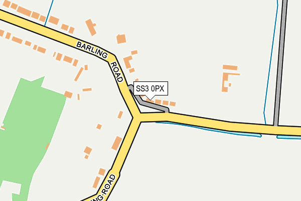 SS3 0PX map - OS OpenMap – Local (Ordnance Survey)