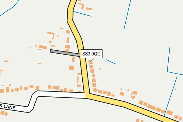 SS3 0QG map - OS OpenMap – Local (Ordnance Survey)