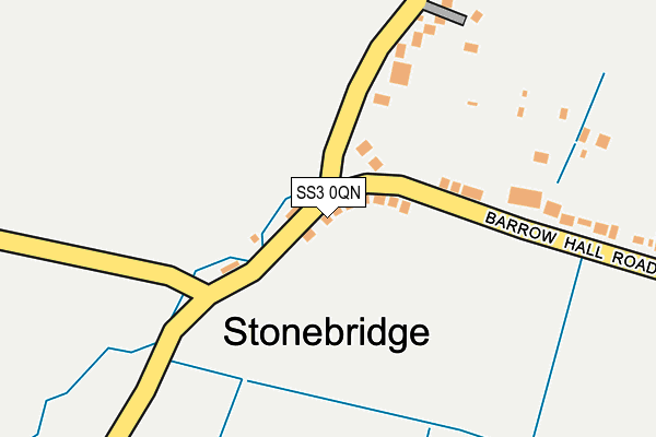 SS3 0QN map - OS OpenMap – Local (Ordnance Survey)