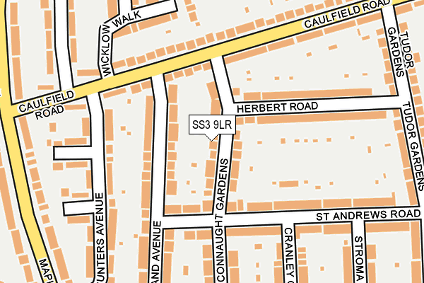 SS3 9LR map - OS OpenMap – Local (Ordnance Survey)