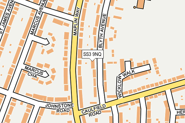 SS3 9NQ map - OS OpenMap – Local (Ordnance Survey)