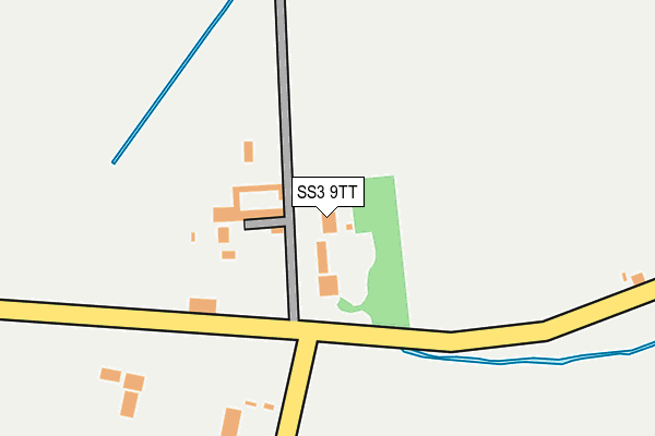 SS3 9TT map - OS OpenMap – Local (Ordnance Survey)