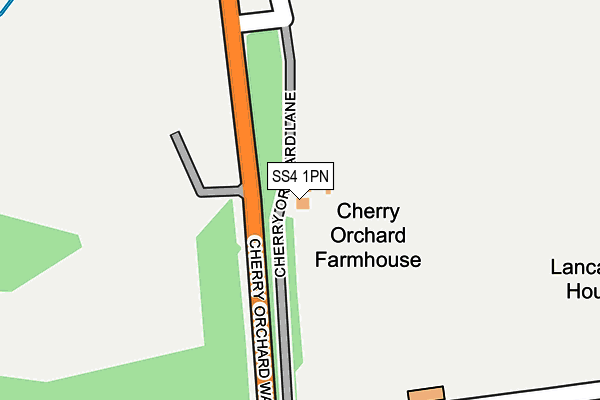 SS4 1PN map - OS OpenMap – Local (Ordnance Survey)