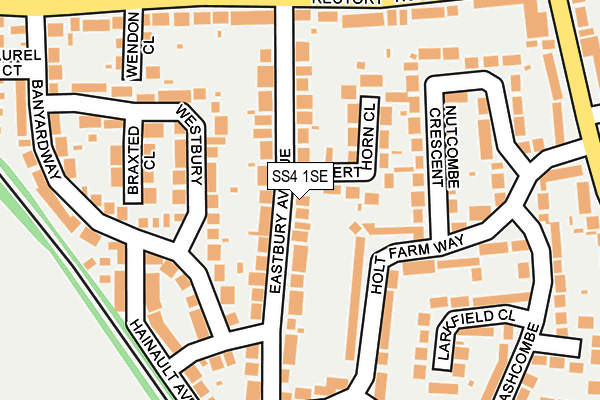 SS4 1SE map - OS OpenMap – Local (Ordnance Survey)