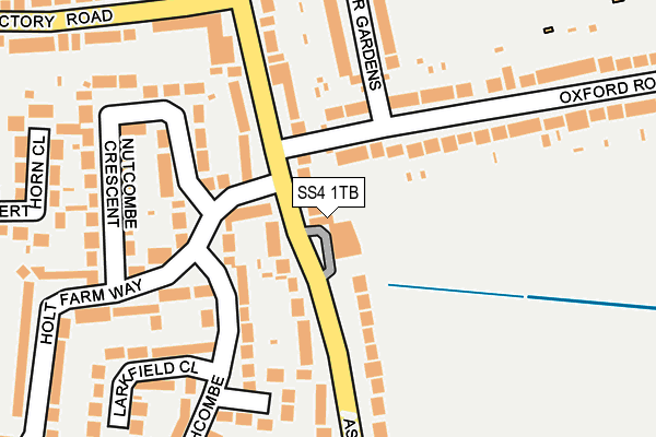 SS4 1TB map - OS OpenMap – Local (Ordnance Survey)